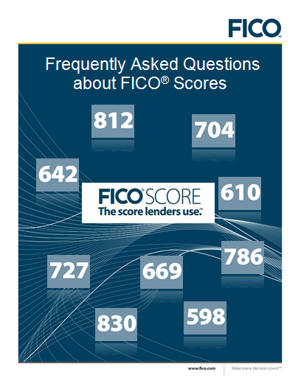 Cover page of FAQs about FICO Scores for Canada PDF
